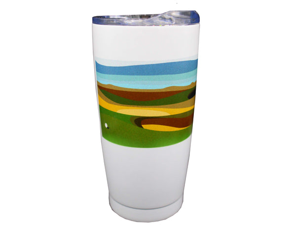 The Open Elements 20oz Marine Blue/White Tumbler