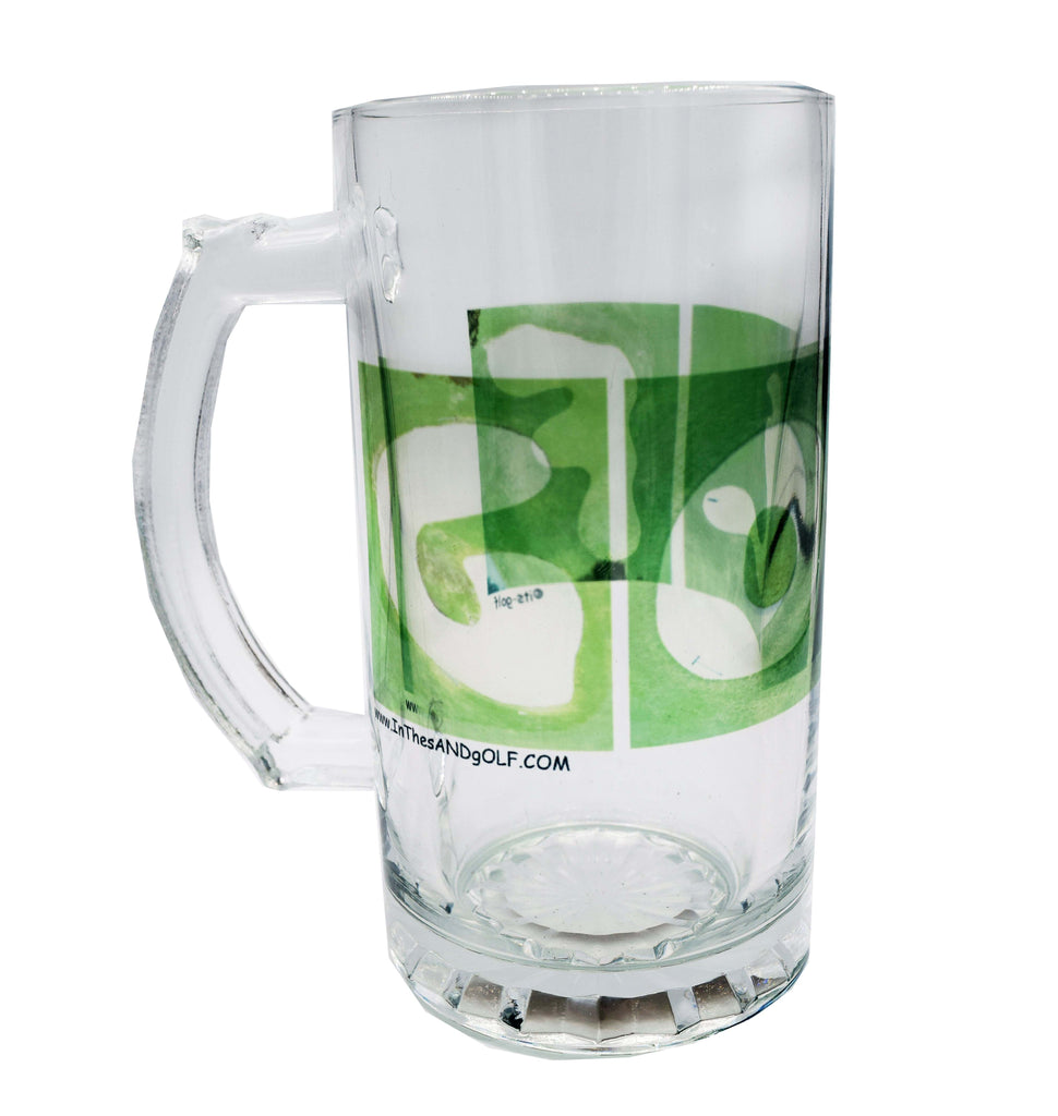 GOLF Clear Glass Beer Stein