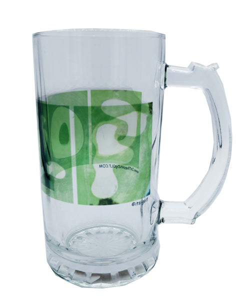 GOLF Clear Glass Beer Stein