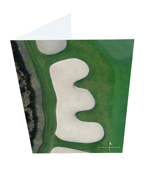 A-Z Golf Aerial Letter Greeting Cards with Matching Ball Marker