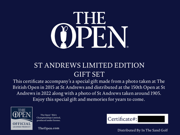 The Open St Andrews Gift Set Clubhouse Limited Edition Then & Now