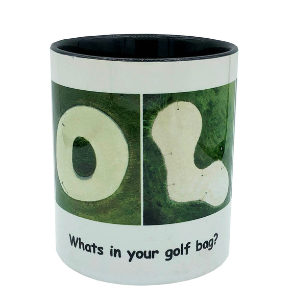 GOLF Aerial Photos With Various Saying Mugs 11oz