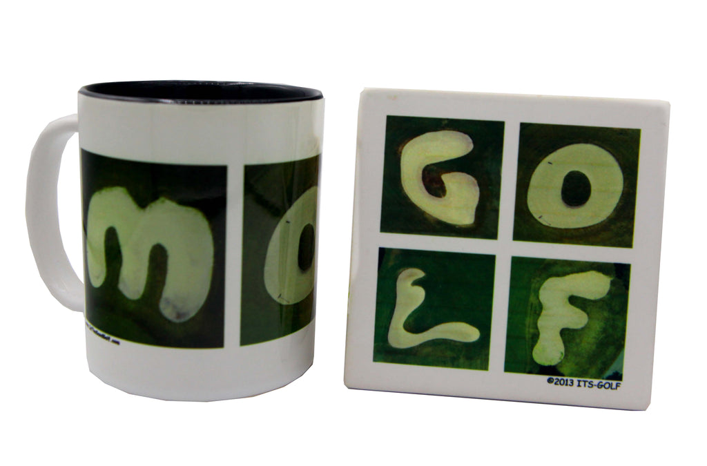 MOM Golf Mug + GOLF Coaster