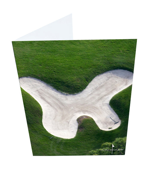 A-Z Golf Aerial Letter Greeting Cards with Matching Ball Marker