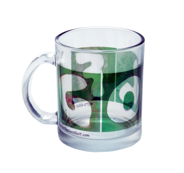 GOLF Clear Glass Coffee Mug