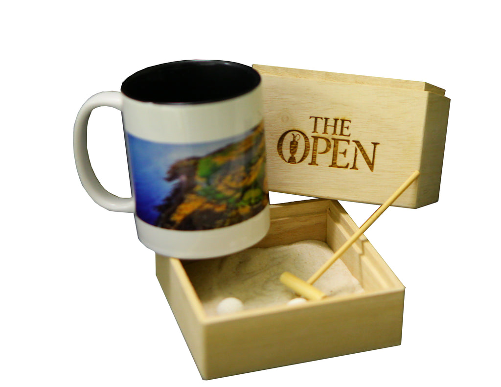 The Open St Andrews Aerial Zen Garden and Coffee Mug