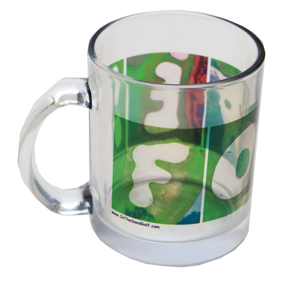 FORE Clear Golf Glass Coffee Mug